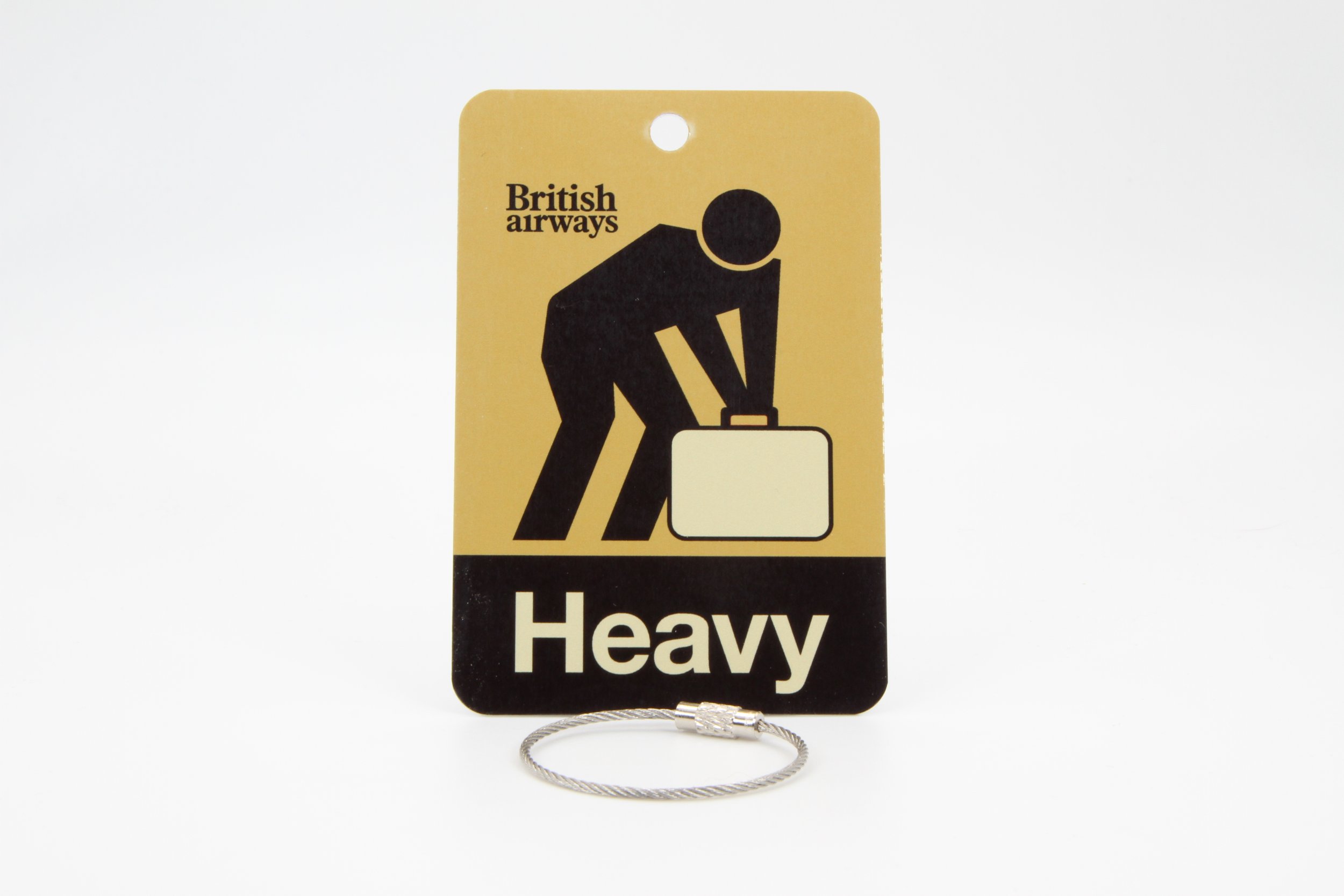 British Airways (heavy) luggage tag