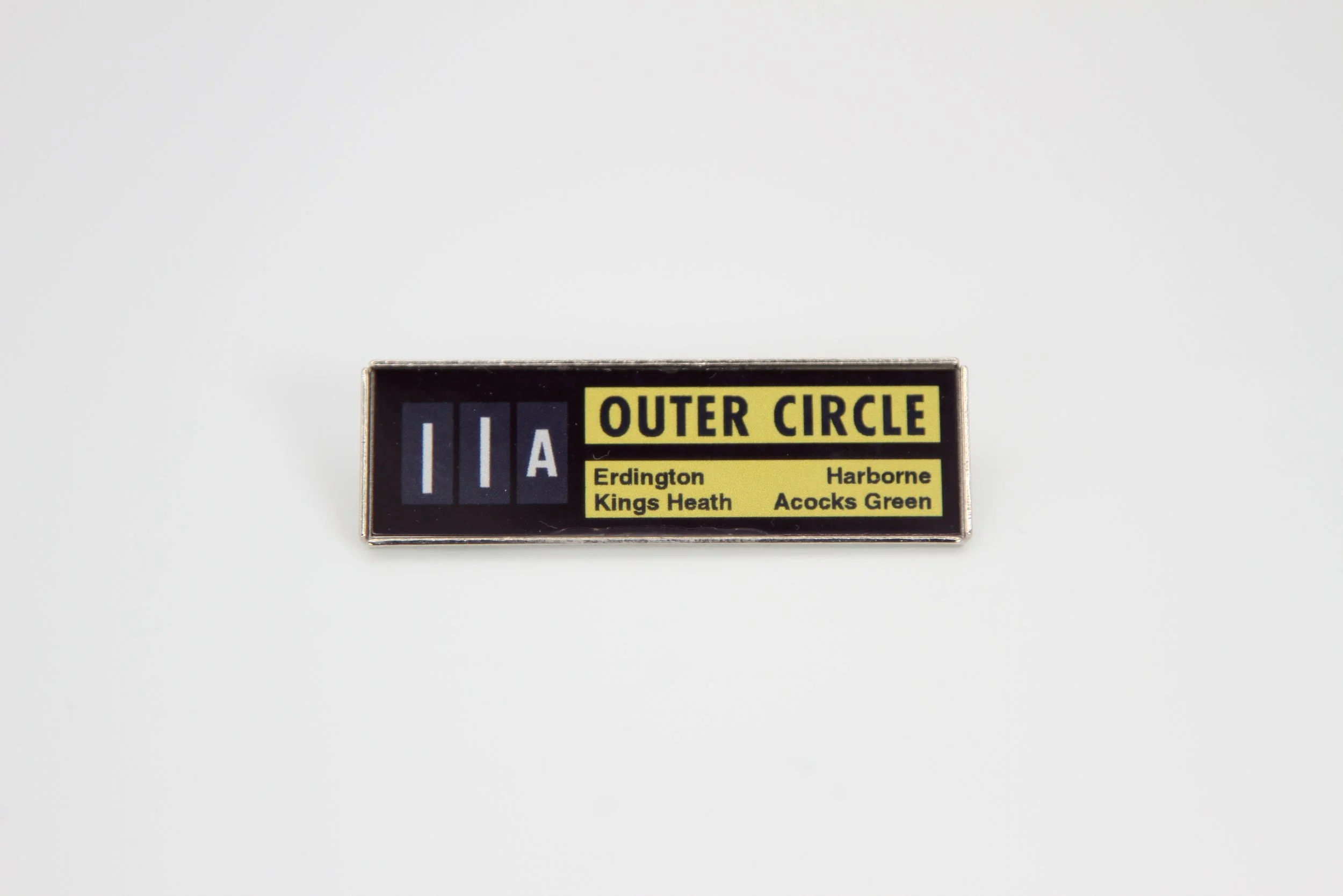 Birmingham Outer Circle pin badges