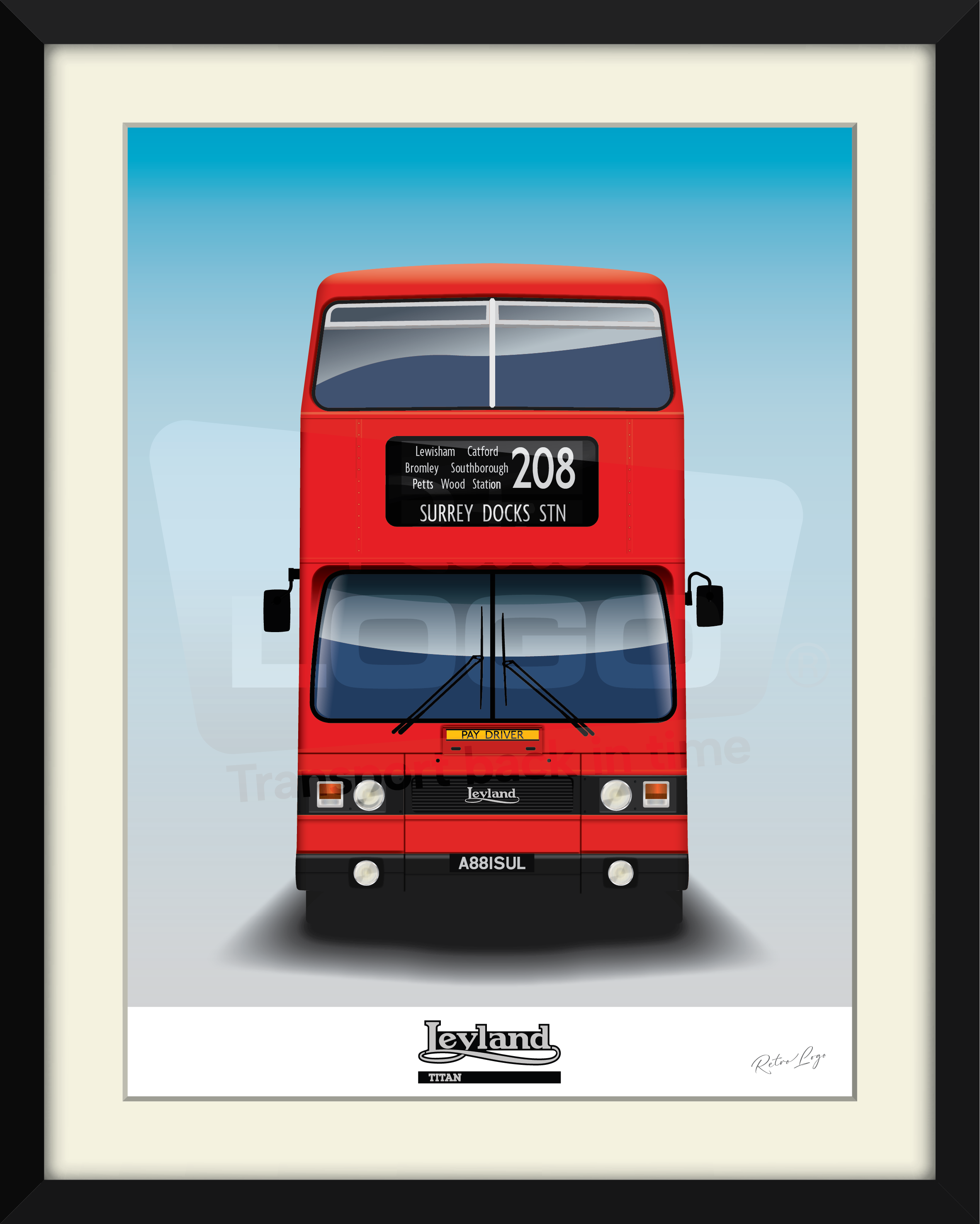 Leyland Titan (London Buses) framed print