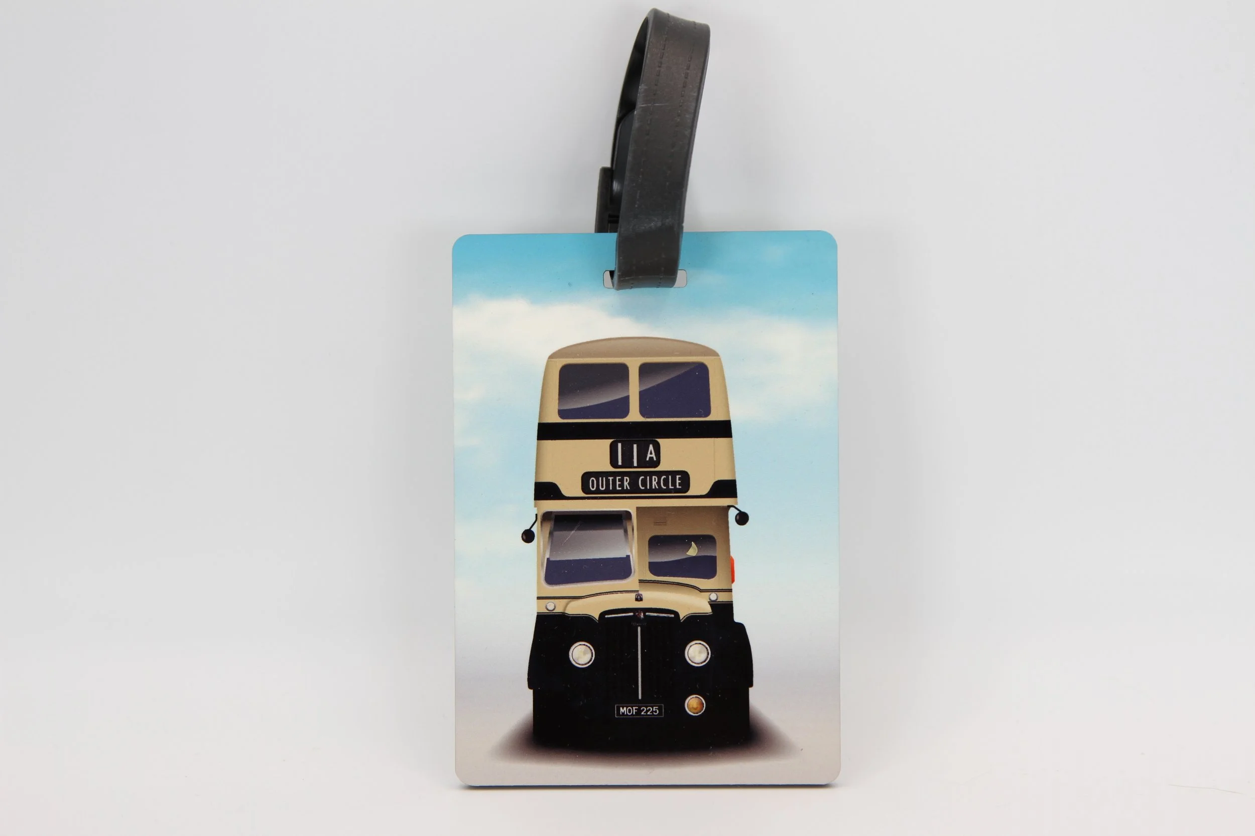 Daimler/Crossley BCT Outer Circle luggage tag
