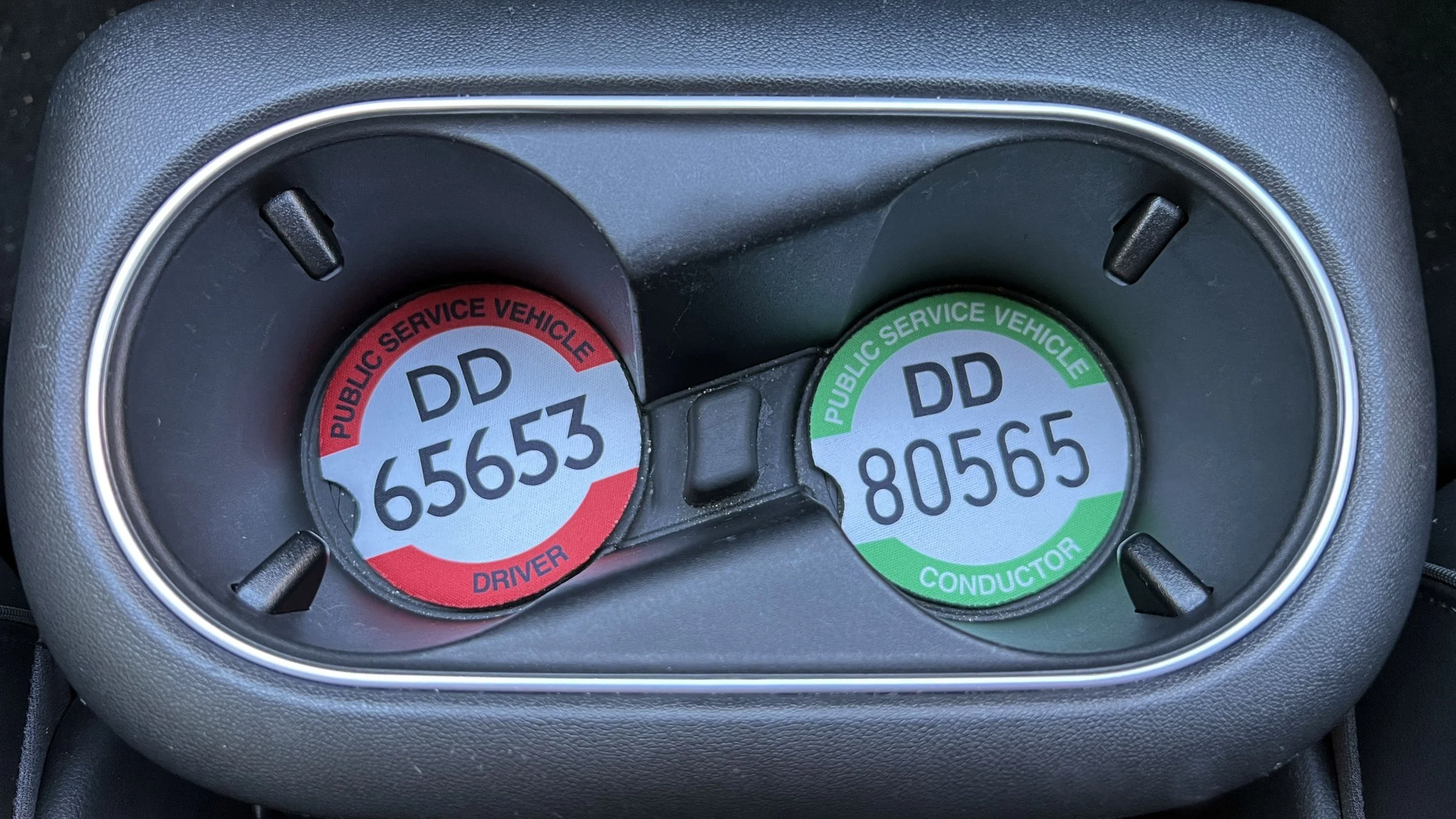 Customisable PSV Driver/Conductor car coaster