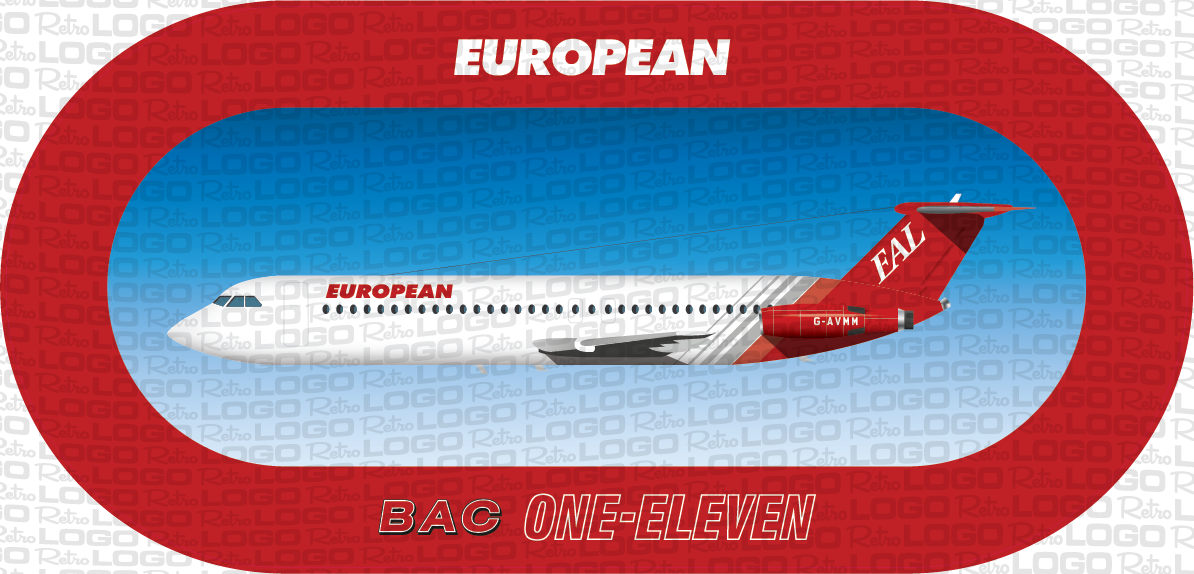 European British Aerospace BAC 1-11 vinyl