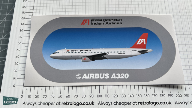 Indian AIrlines Airbus A320 vinyl