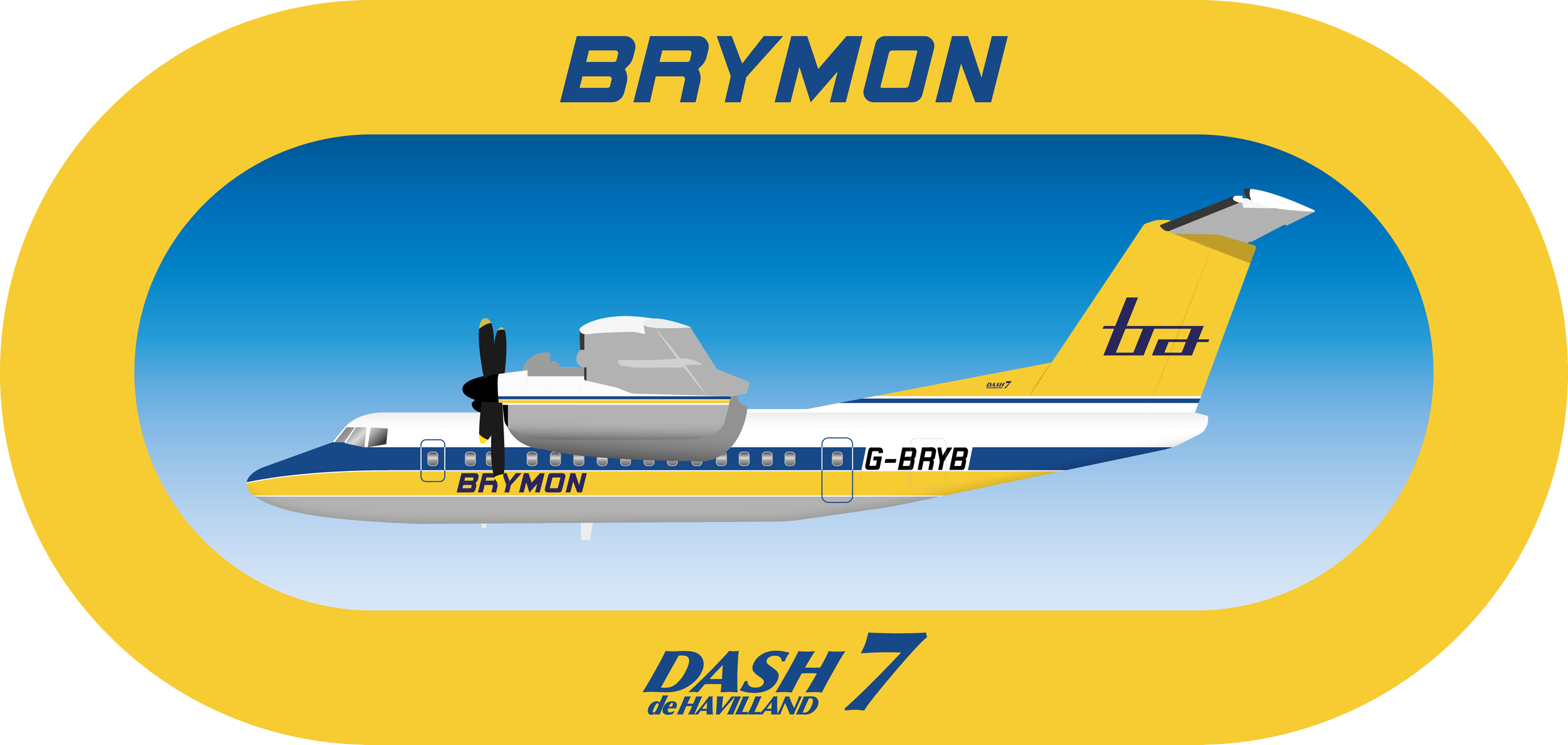 de Havilland Dash 7 vinyl