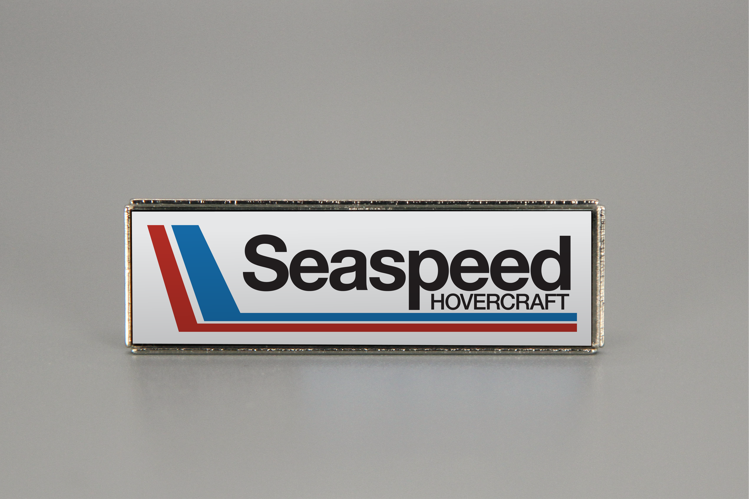 Seaspeed Hovercraft Metal Pin Badge