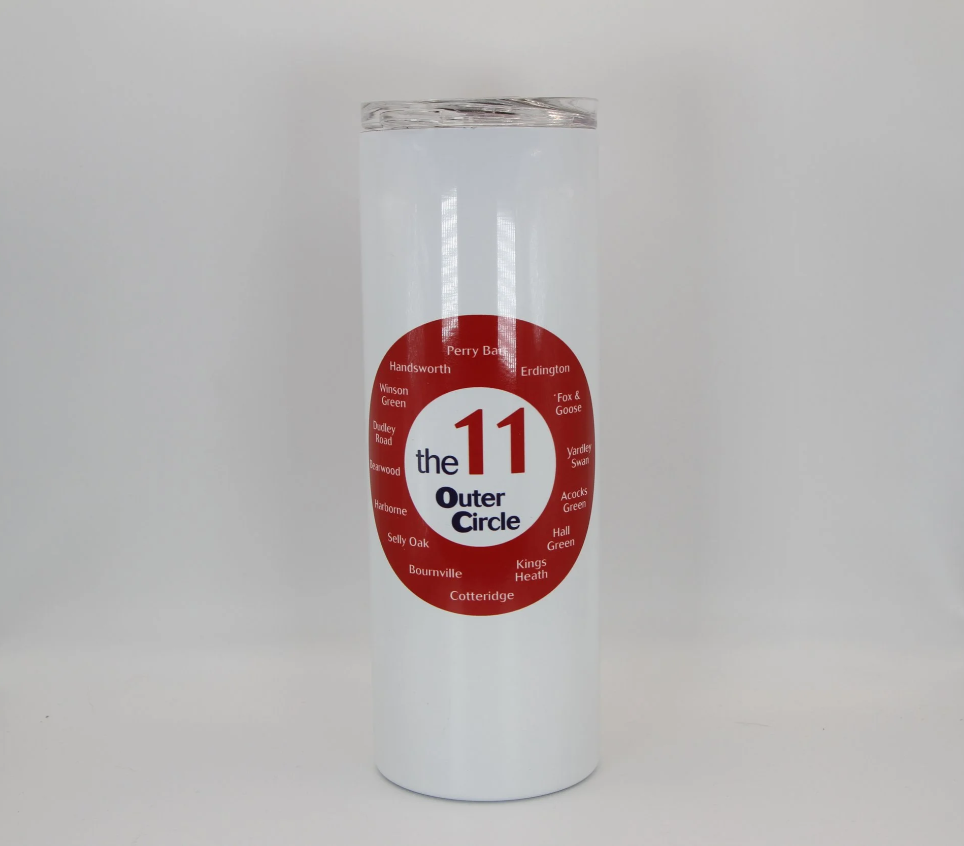 Outer Circle commemorative tumbler