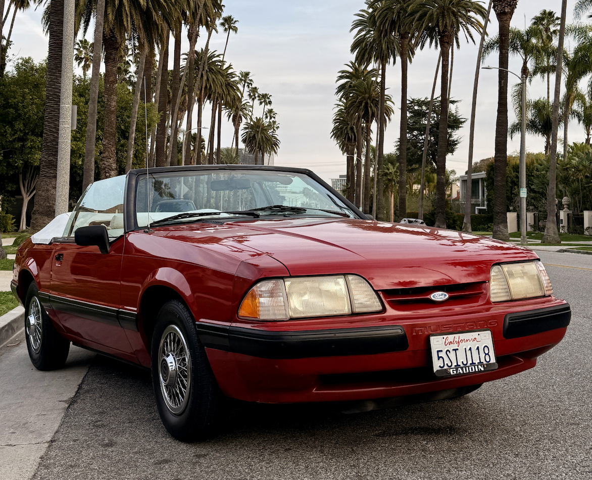 1998 Mustang Convertible Red