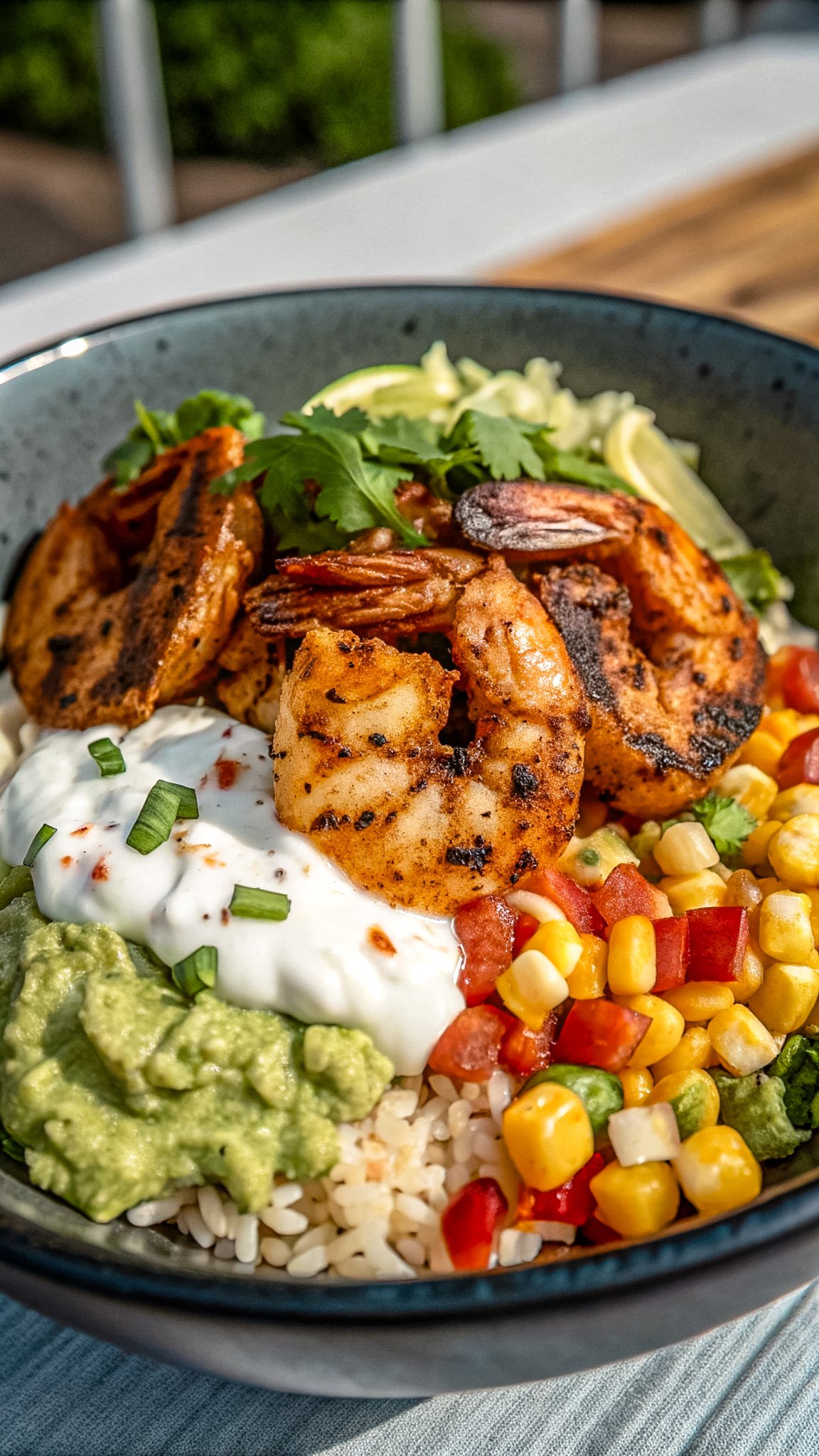 Blackened Paprika Shrimp Bowls