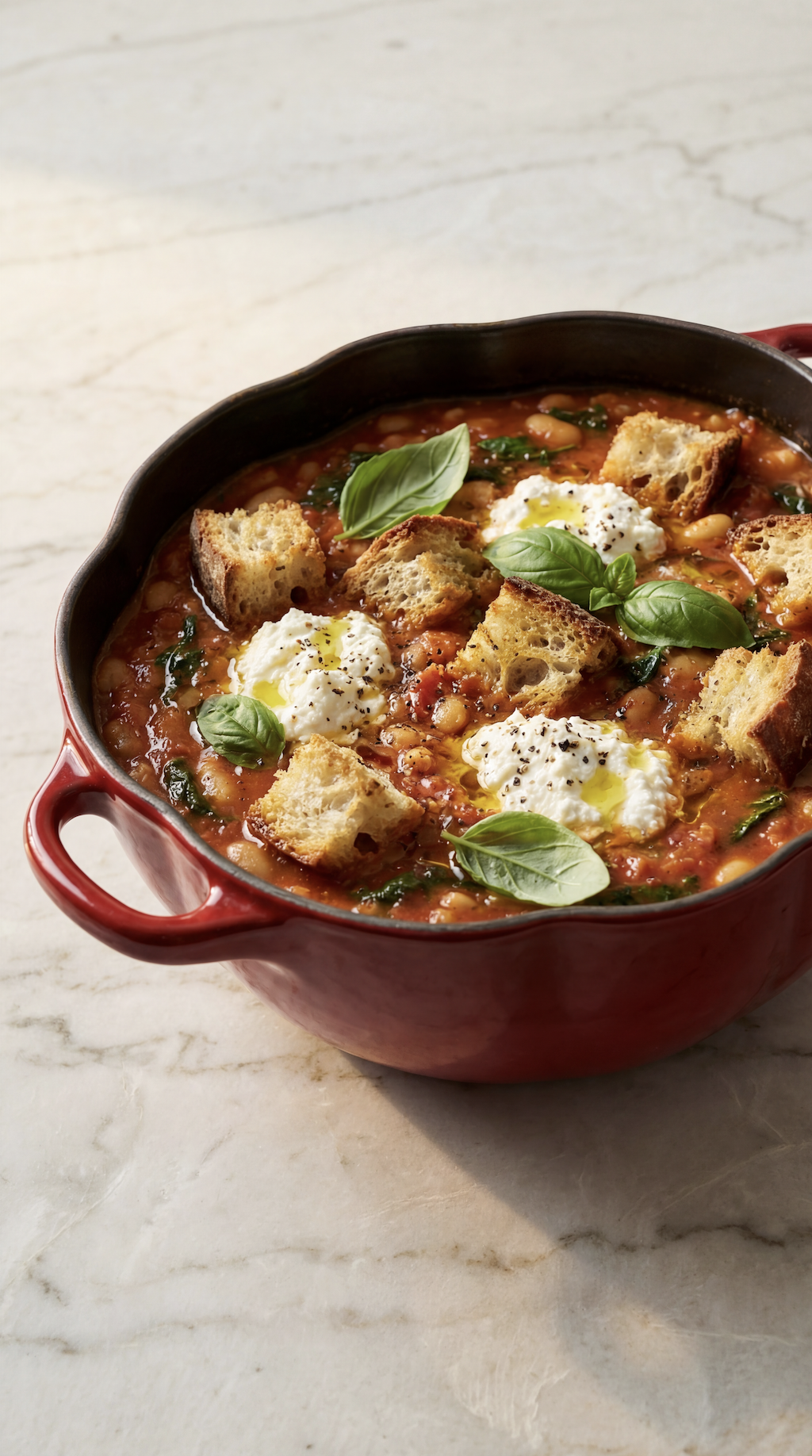 Tuscan White Bean Tomato Soup