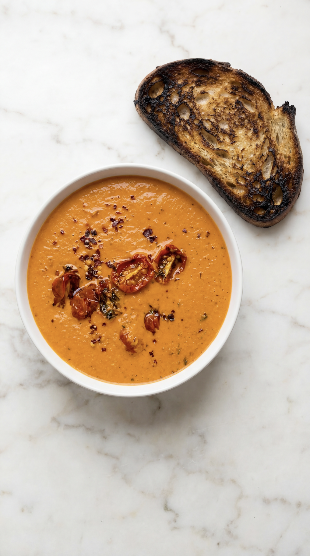 Roasted Garlic &amp; Tomato Soup