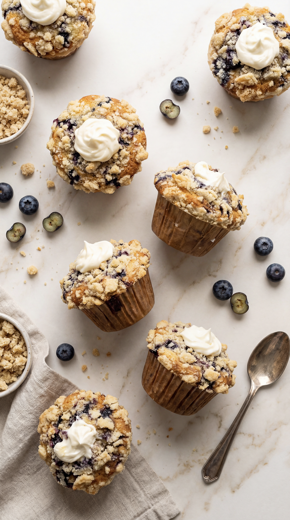 Blueberry Cheesecake Muffins
