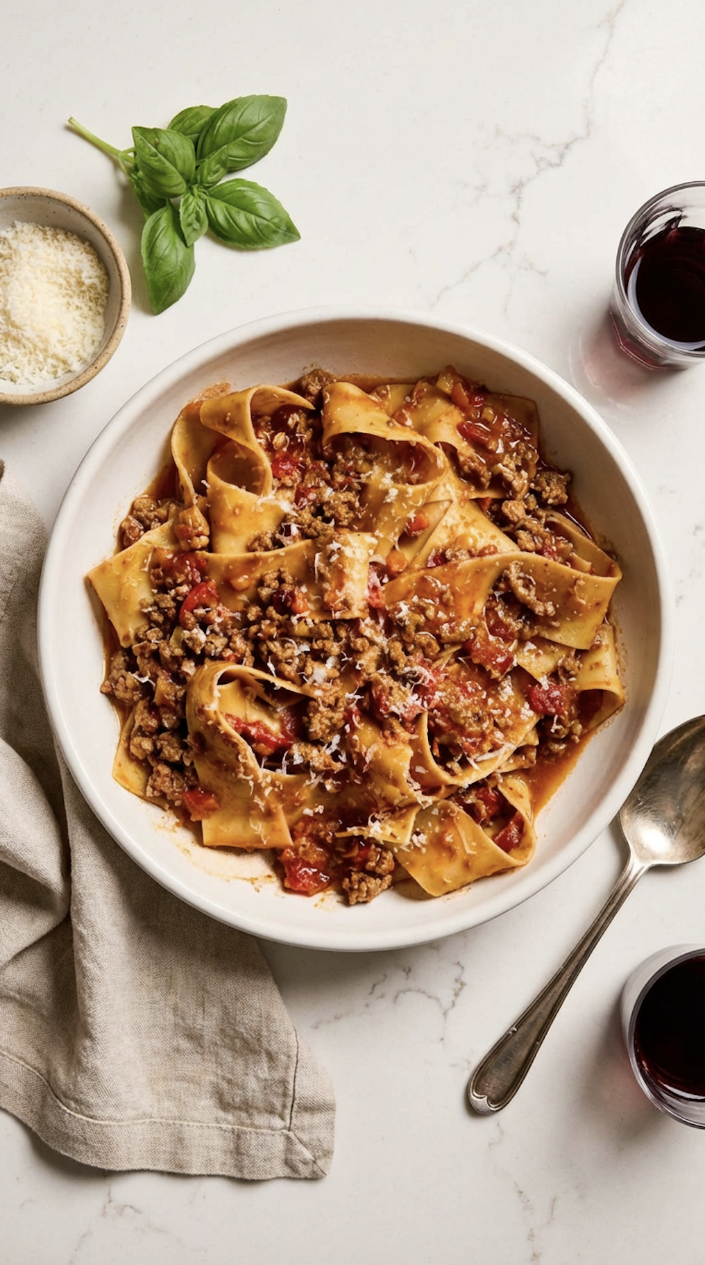 Classic Bolognese Pappardelle