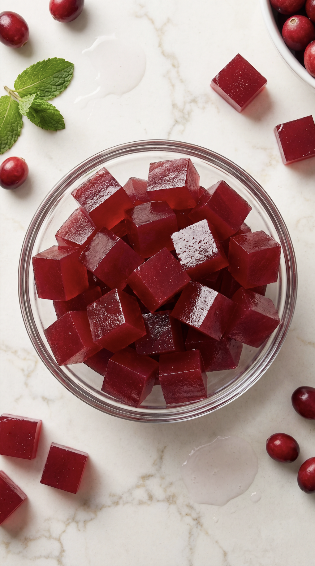 Cranberry Gelatin “Diet Trick” Gummies