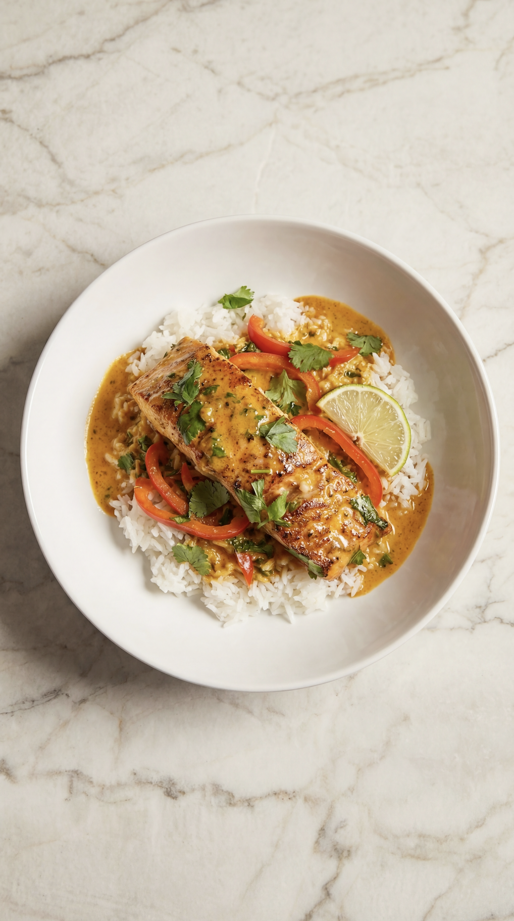 Red Thai Curry Salmon