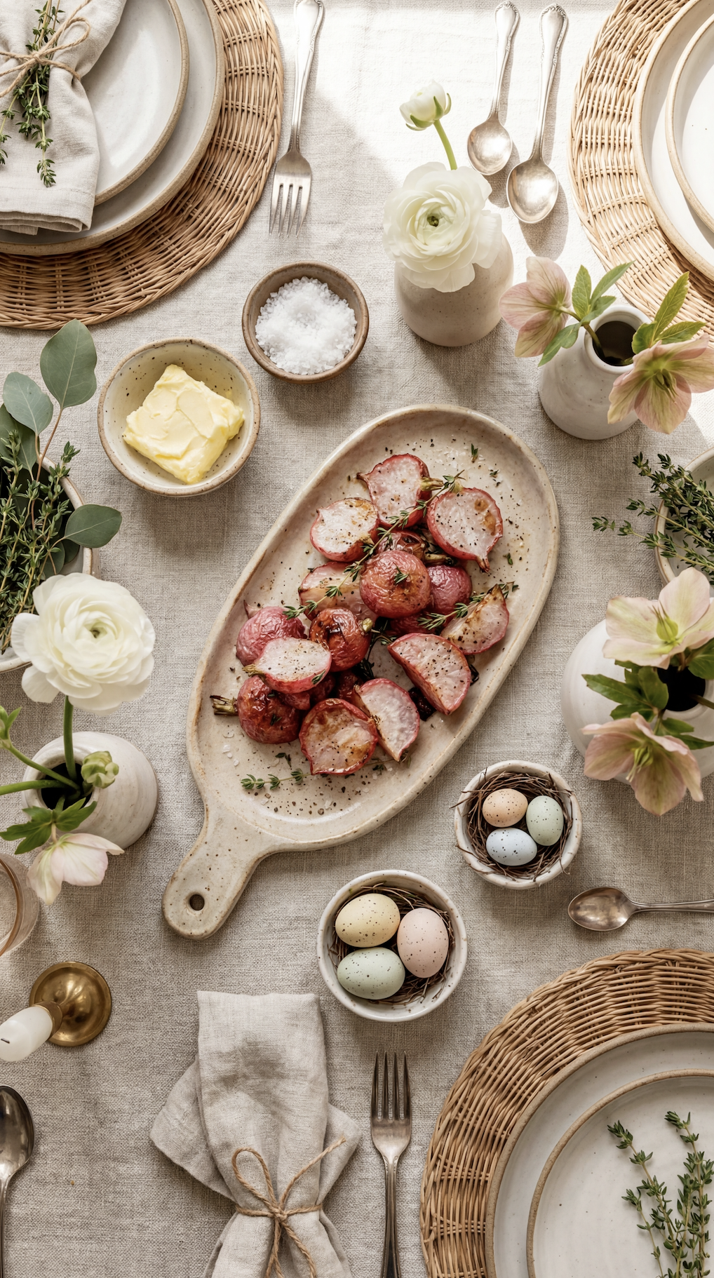 Spring Roasted Radishes