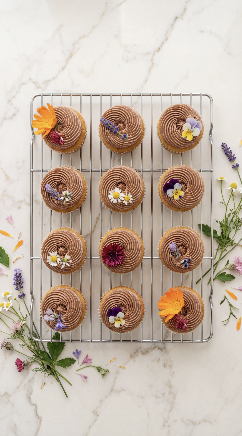 Wildflower Cupcakes