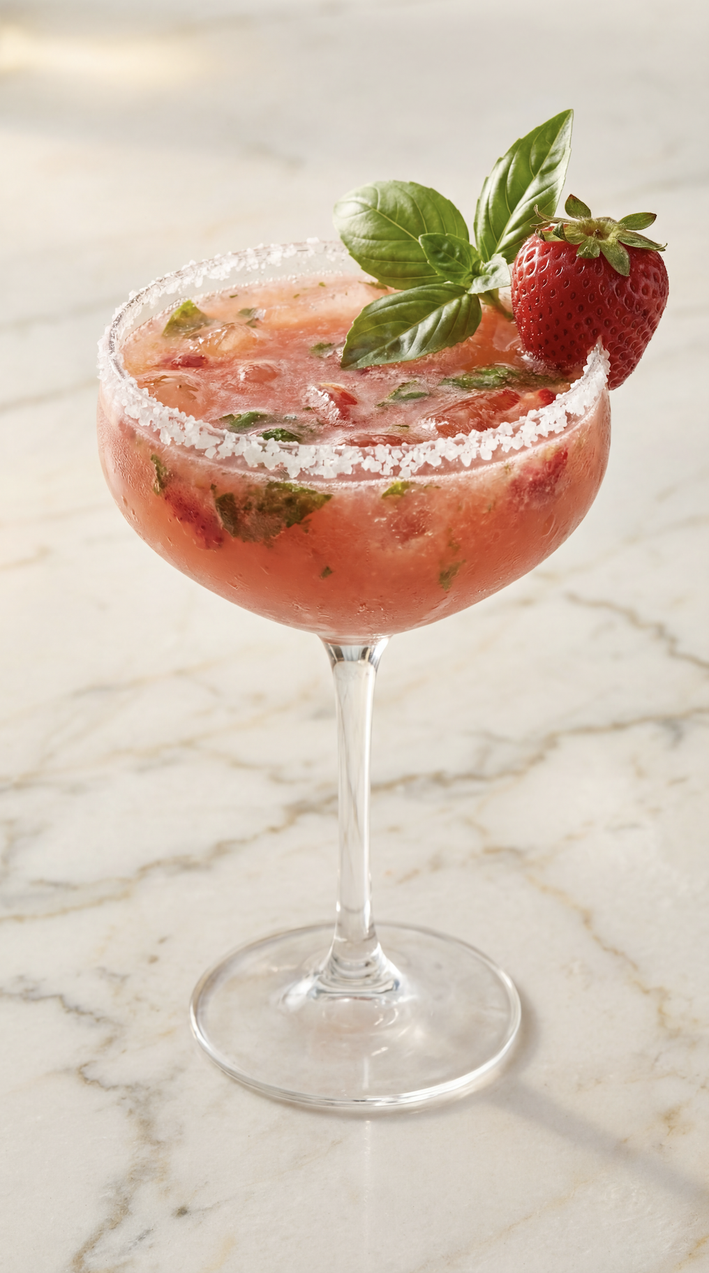 Strawberry Basil Margarita
