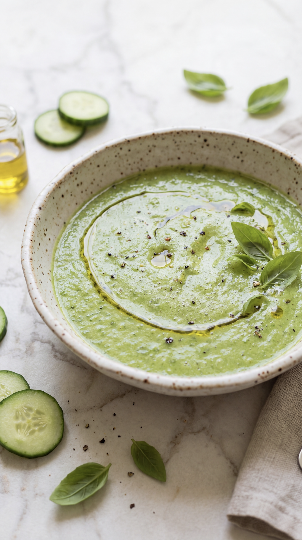 Cucumber Basil Gazpacho