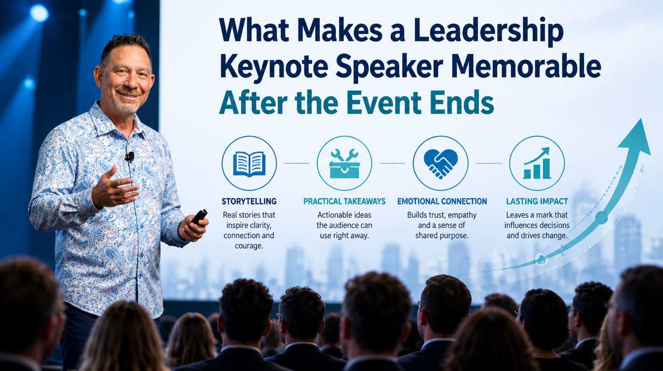 What Makes a Leadership Keynote Speaker Memorable After the Event Ends
