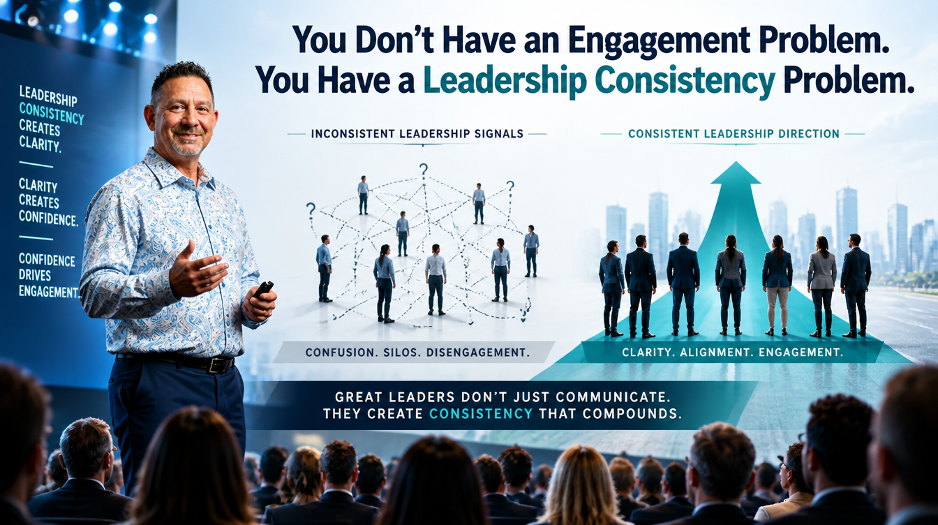 You Don’t Have an Engagement Problem. You Have a Leadership Consistency Problem.