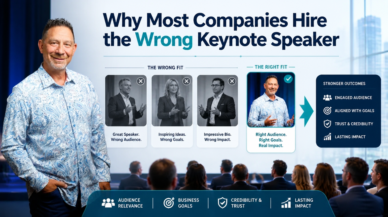 Why Most Companies Hire the Wrong Keynote Speaker