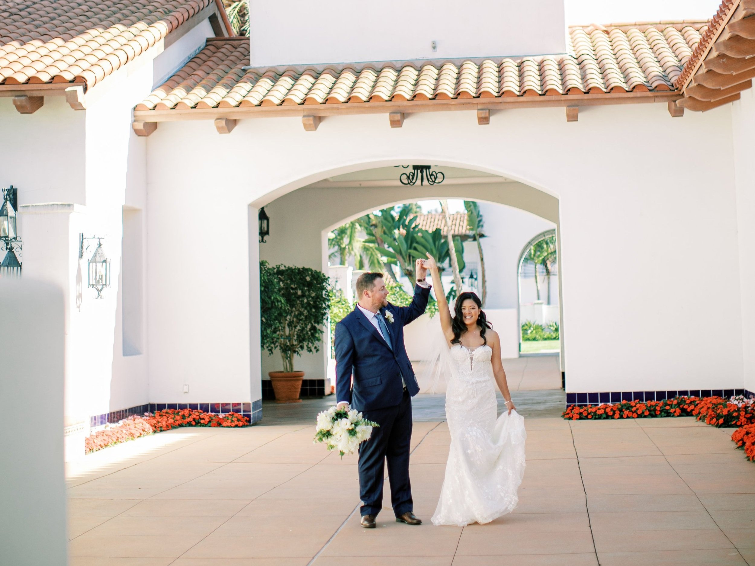 Getting married at Omni La Costa was the best decision. When we stepped on the property we immediately knew this was where we wanted to get married. Our original wedding date was 6/6/20 which had to be rescheduled to 12/19/20 then again to 6/12/21, b
