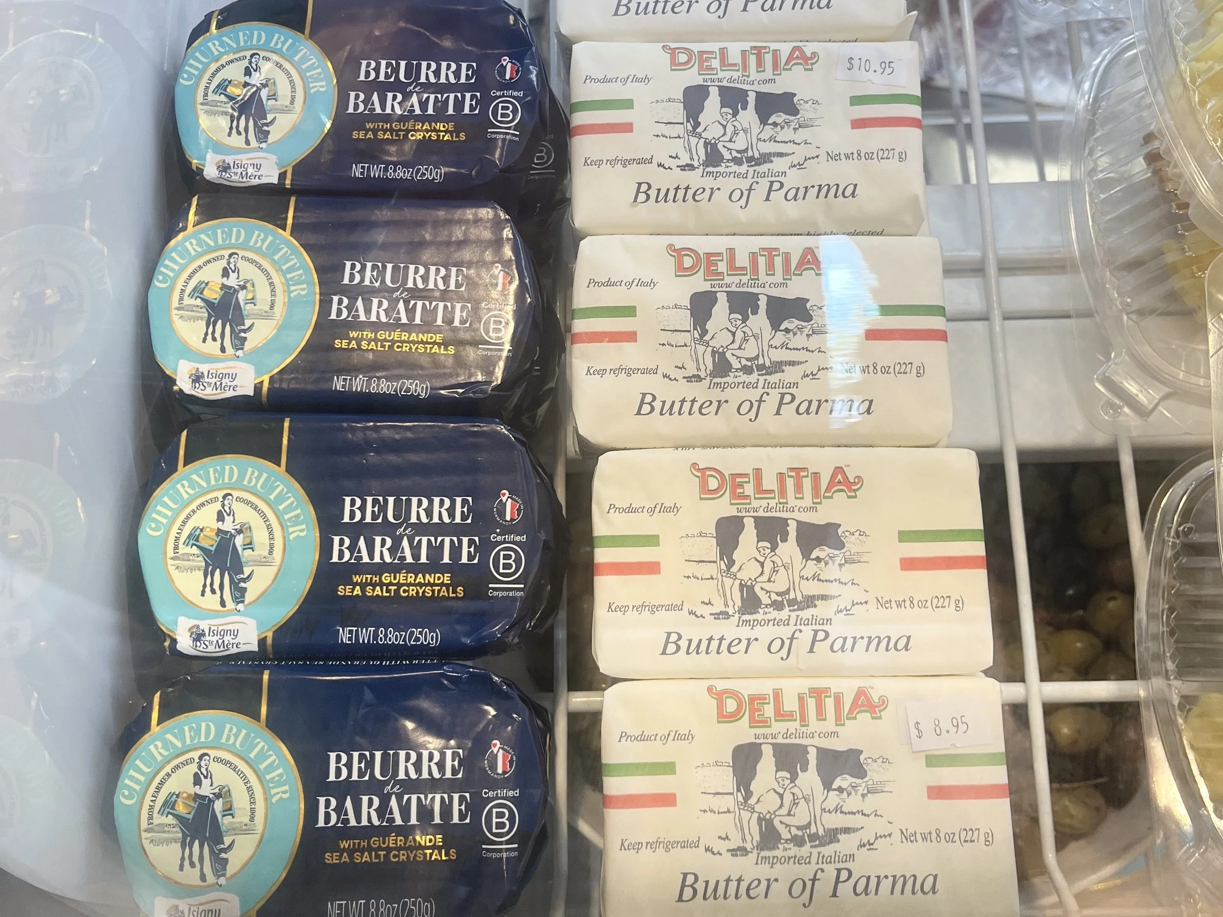 French Butter and Italian Butter