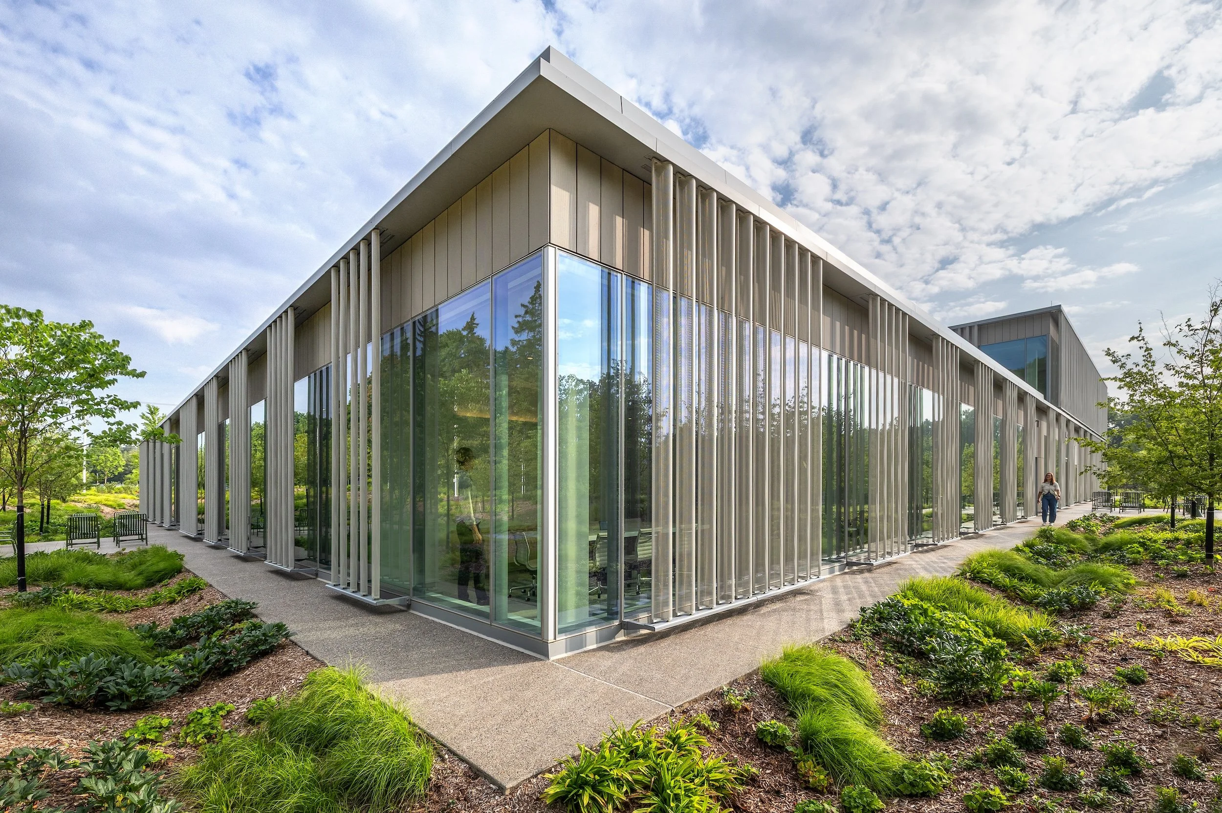 corner of building as seen from outside during the day