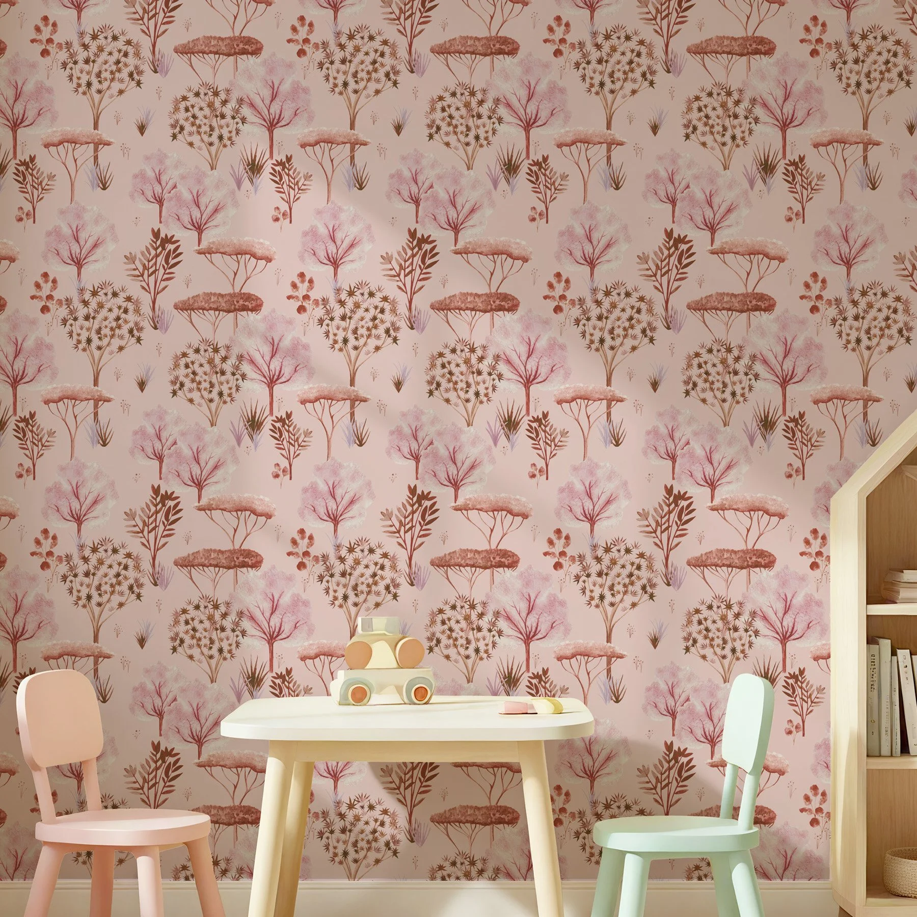 Pink Trees playroom wallpaper.jpg