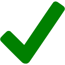 Green check mark
