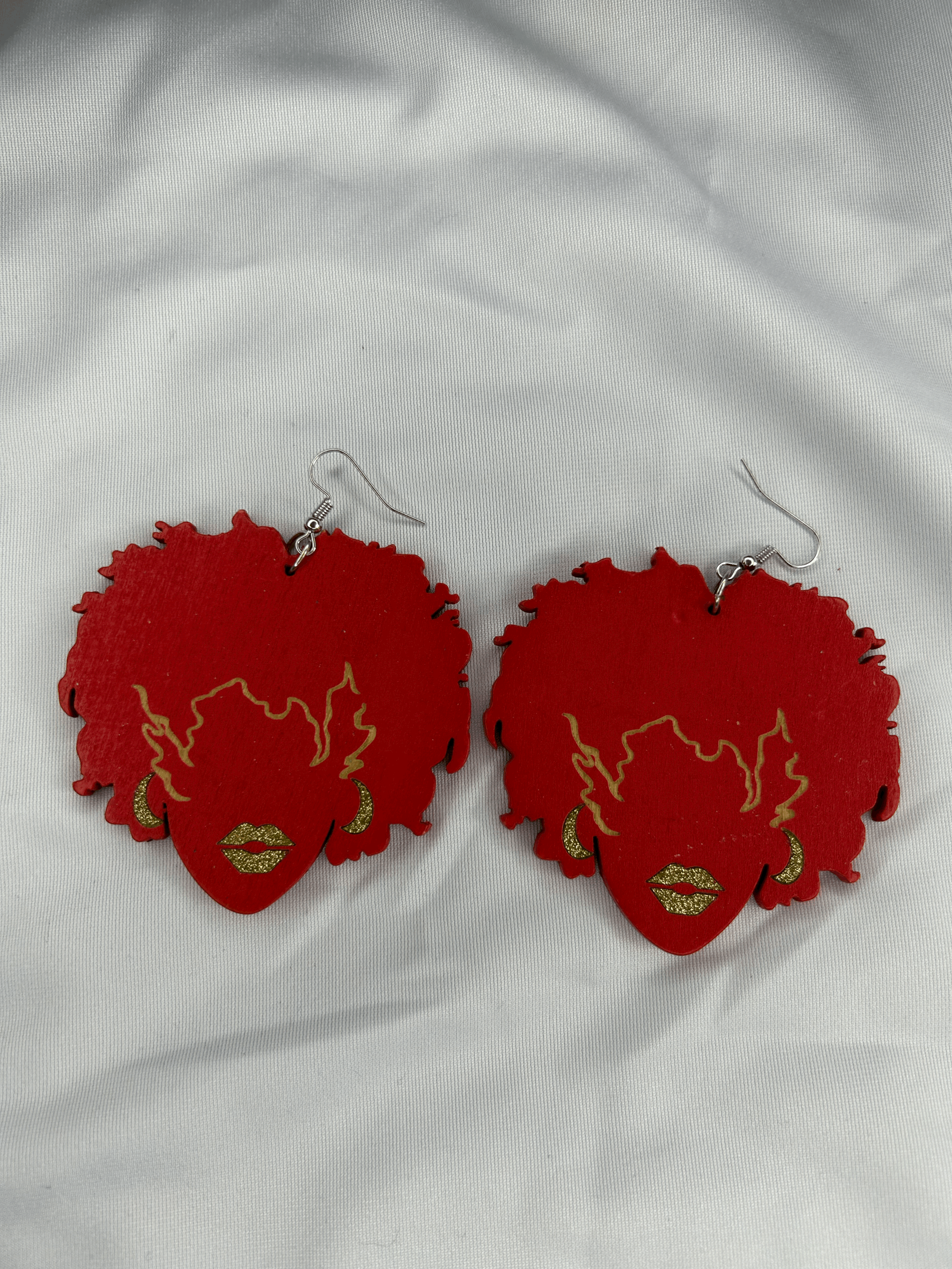 Gold Trimmed Earrings