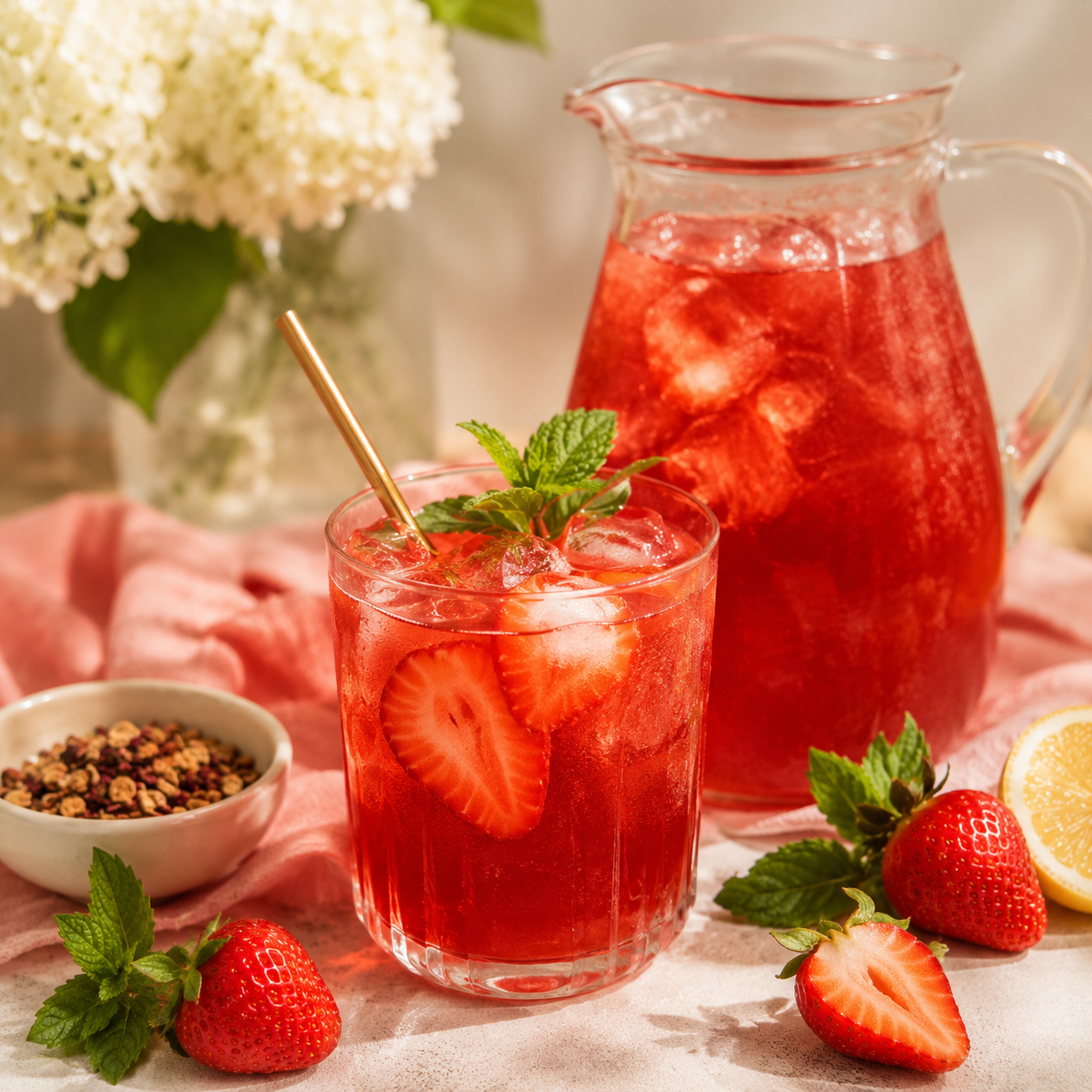 Strawberry Sunset Loose Leaf Tea