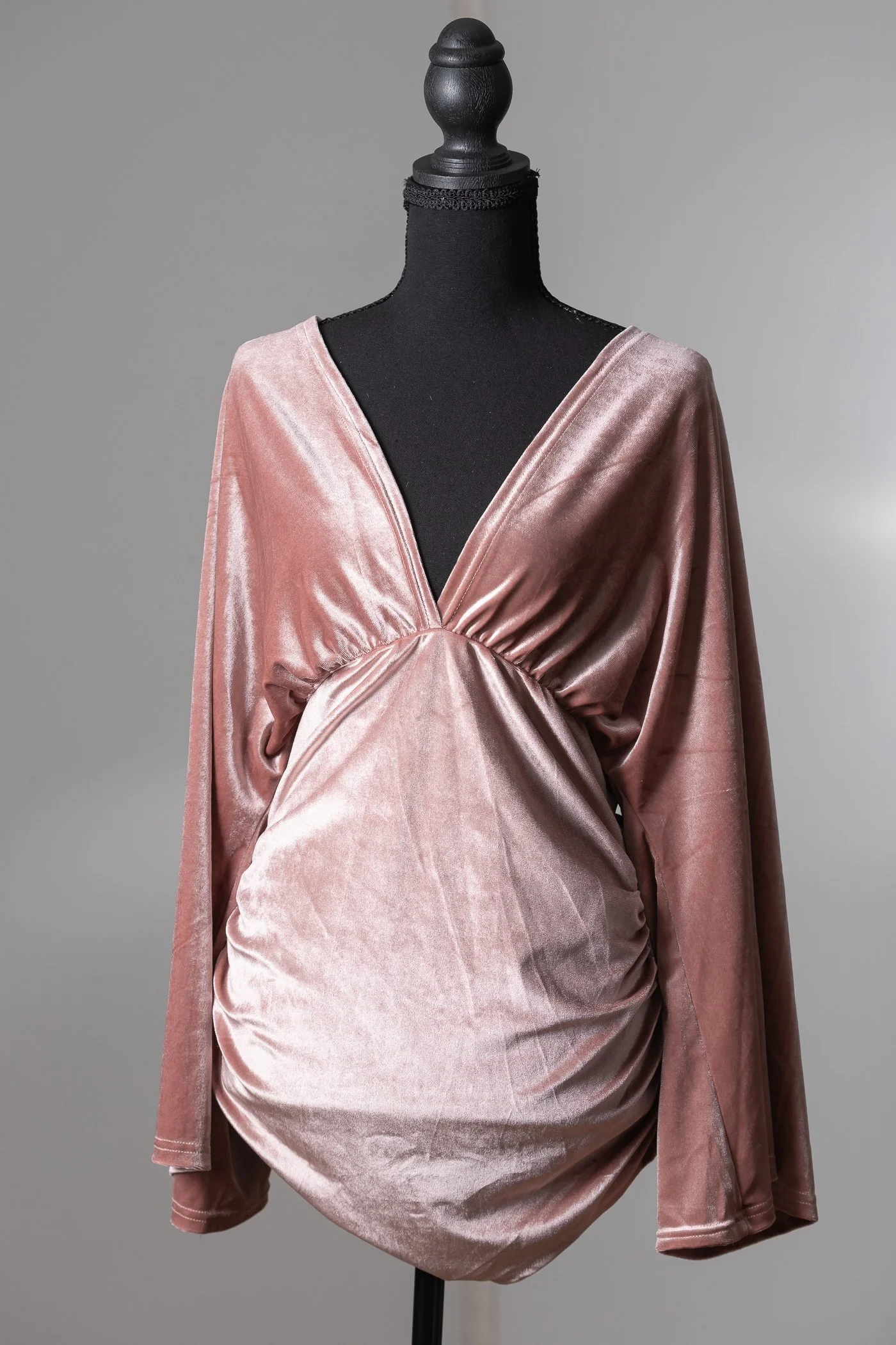 ALW Maternity Closet-Blush Velvet Maternity Bodysuit.jpg