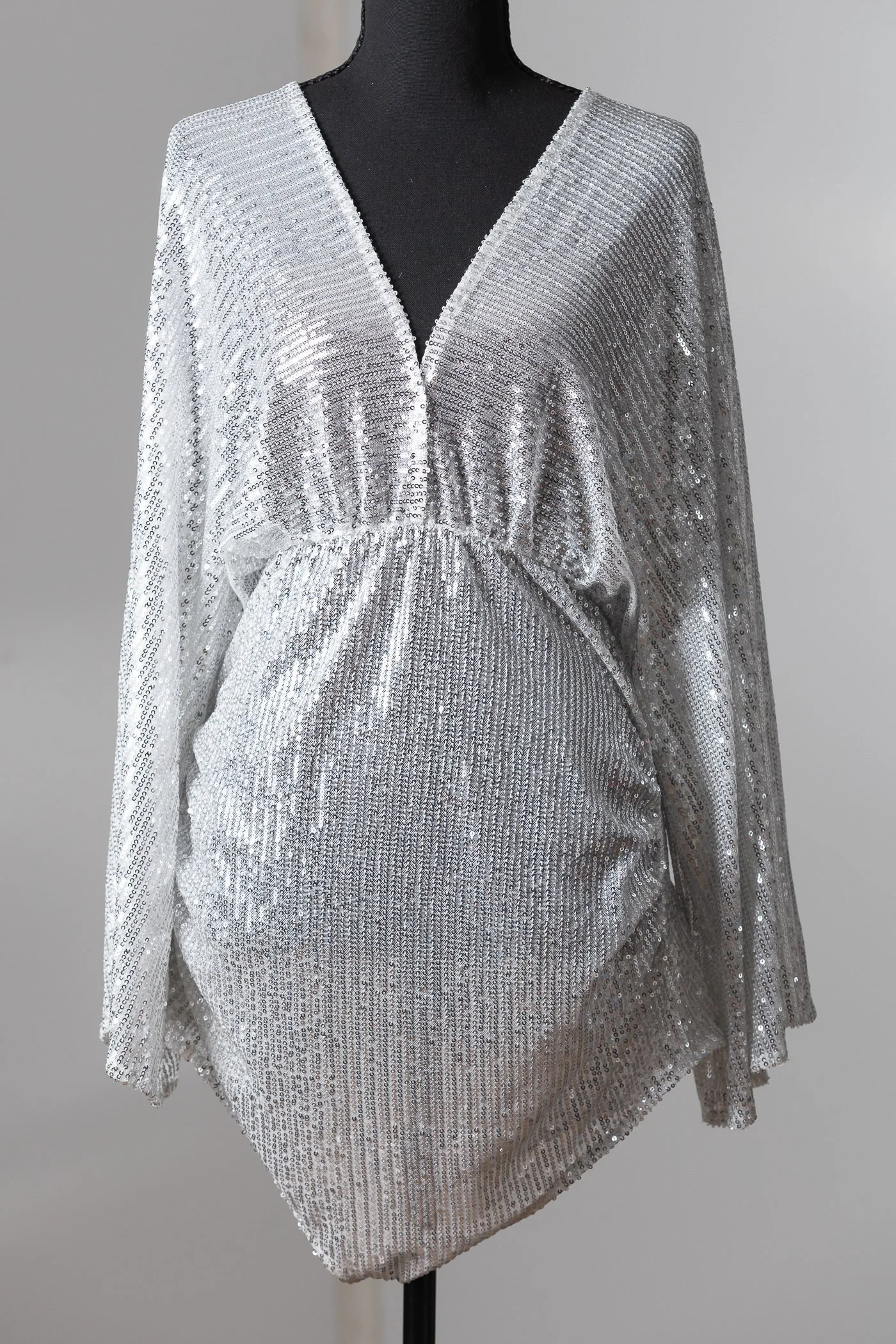 ALW Maternity Closet-Silver Sequin Maternity Bodysuit.jpg