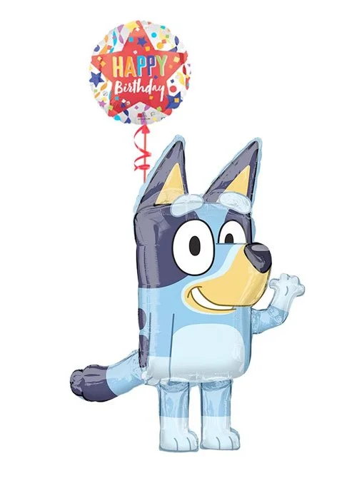 Bluey Airwalker Birthday Display