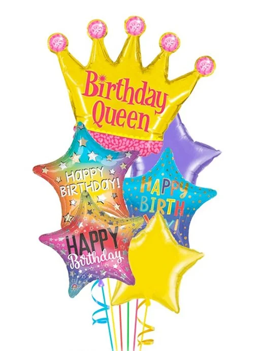Birthday Queen Balloon Bouquet