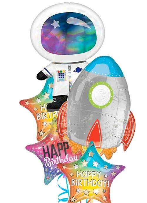 Astronaut Rocket Birthday Bouquet