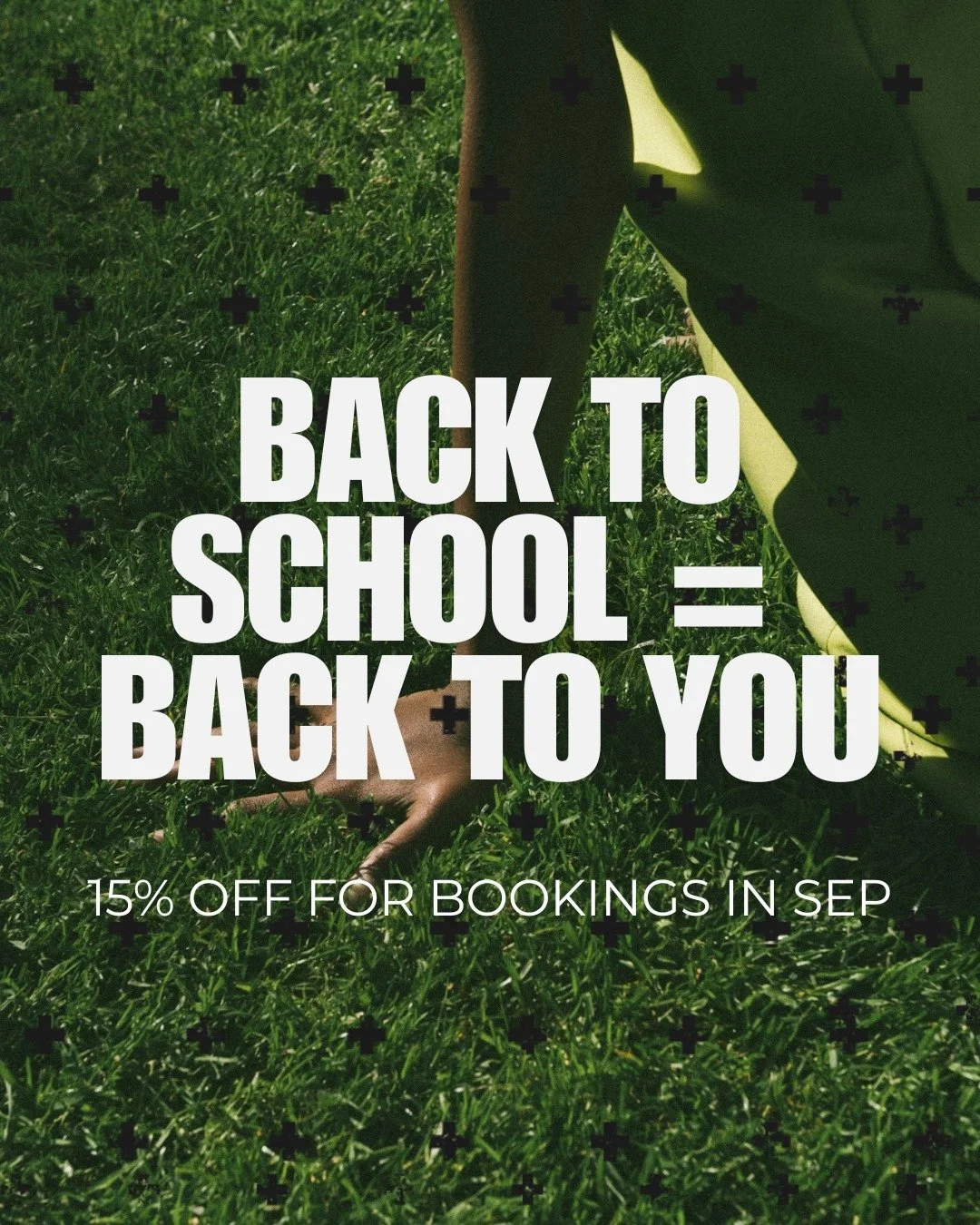 Take a minute for yourself - and get rewarded for it! 💚

So many of our clients have had SO much on their plates lately so for the last two weeks of September, we're giving back to all of you who finally have a minute to take back for yourselves.

W