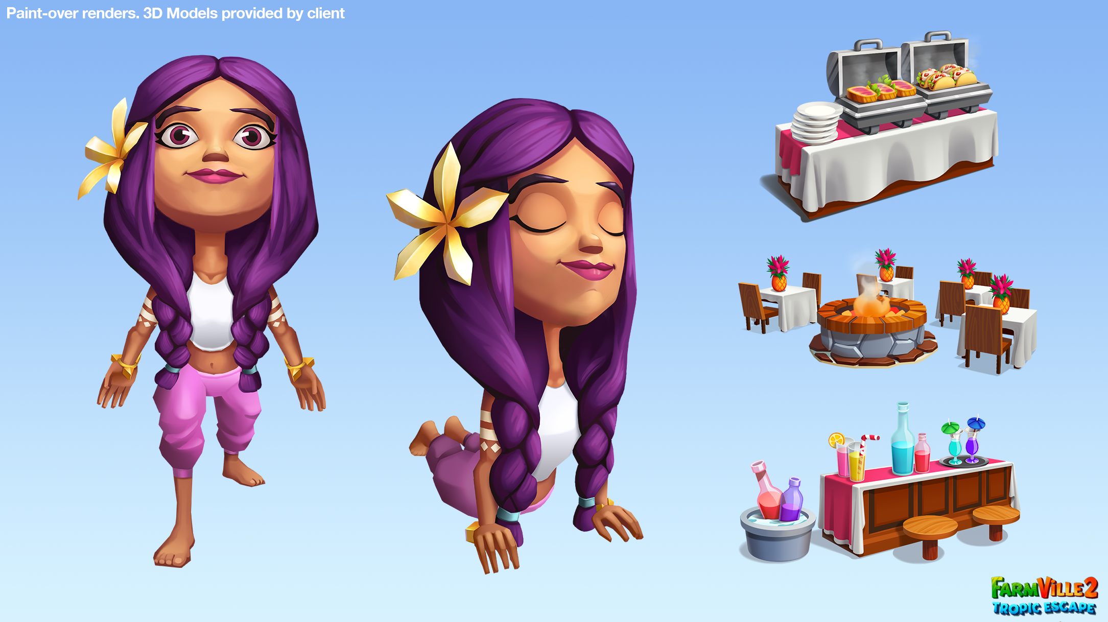 Farmville 2 Tropic Escape - Renders