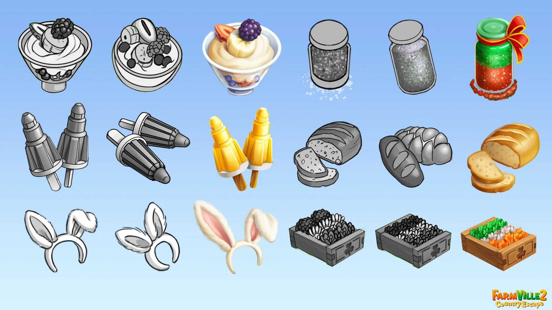 Farmville 2 Country Escape - Icons