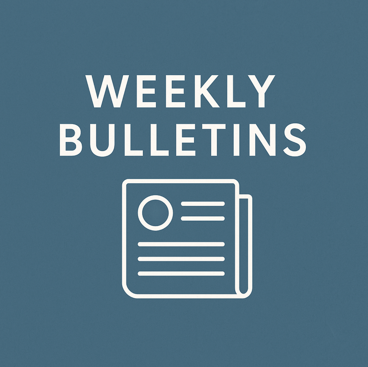 Sunday Bulletin — April 19, 2026