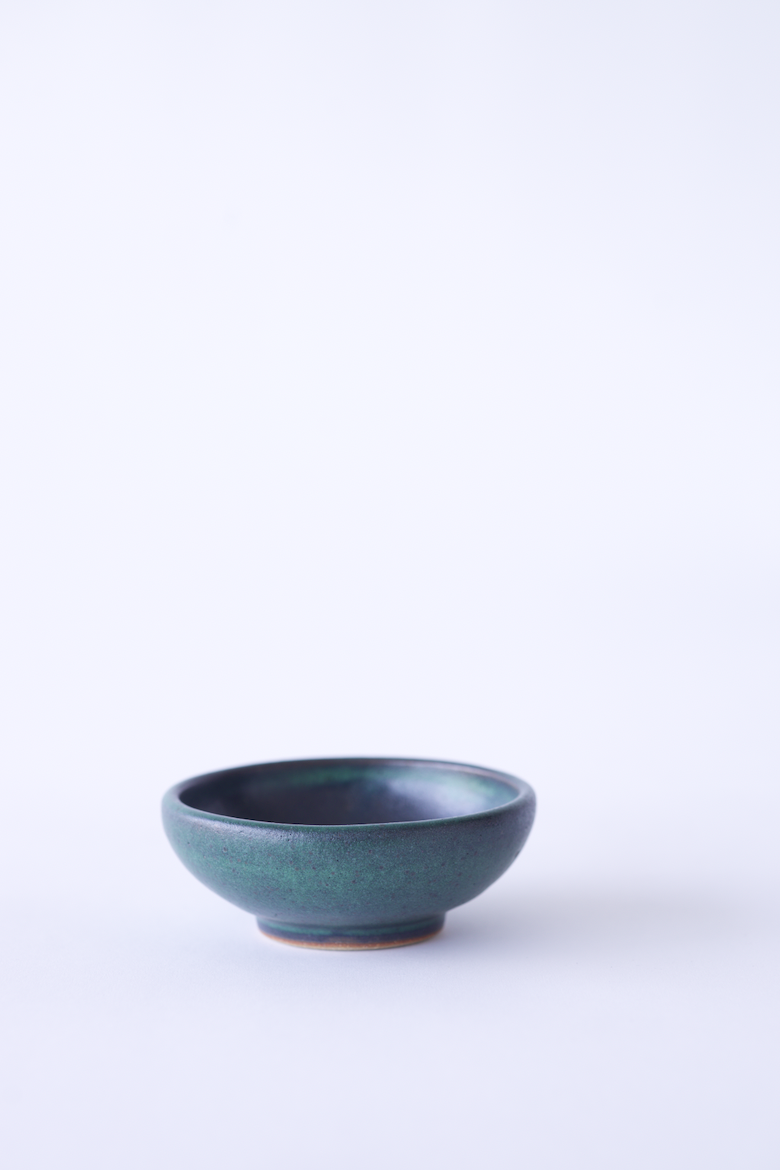 Forest Green Ceramic Bowl