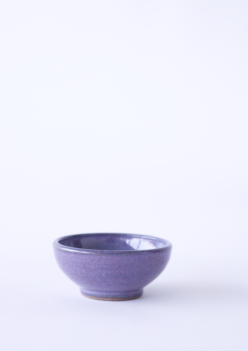Galaxy Purple Ceramic Bowl