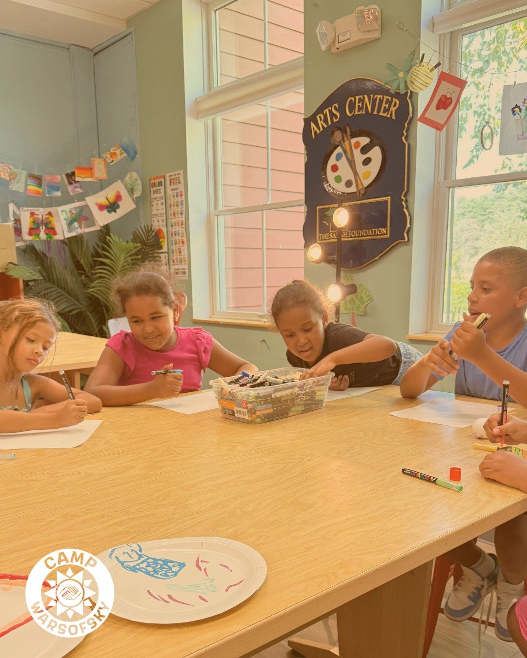 At Camp Warsofsky, the art room is always full of creativity. From colorful drawings to imaginative crafts, this space gave campers a chance to slow down, share supplies, and express themselves in their own unique way. 

We loved seeing every proud s
