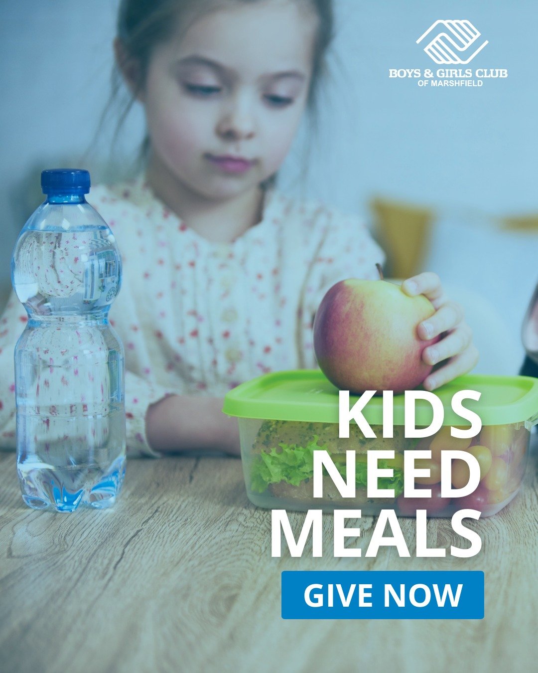Kids need meals. 💙

Now more than ever, especially during the holiday season, many children in our community are experiencing food insecurity.

 Your donation to the Boys &amp; Girls Club of Marshfield helps ensure Club kids are fed, supported, and 