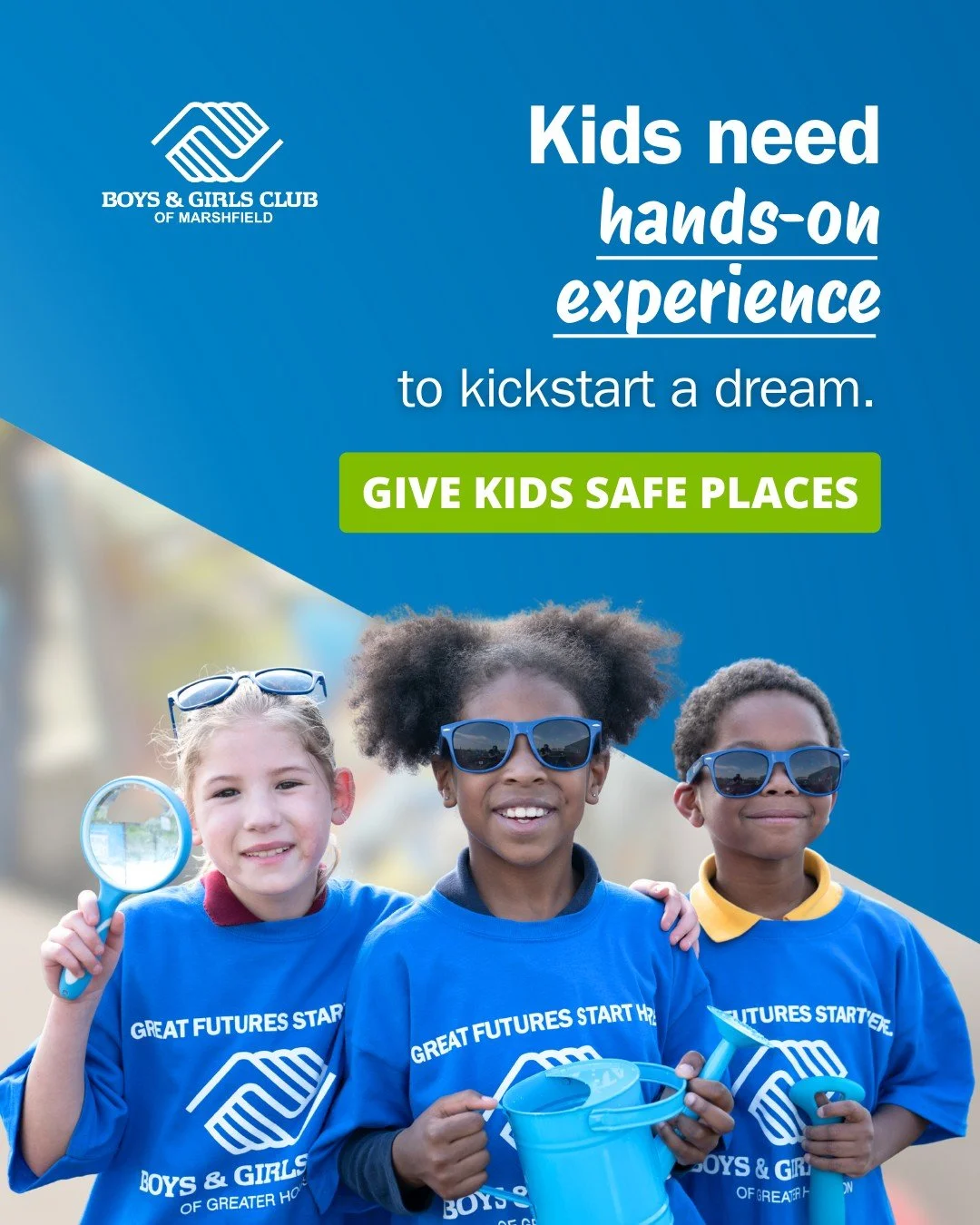 Great futures start with opportunity. 🌟

At the Boys &amp; Girls Club of Marshfield, kids gain hands-on experiences that spark curiosity, build confidence, and help turn dreams into reality &mdash; all in a safe, supportive environment.

When you su