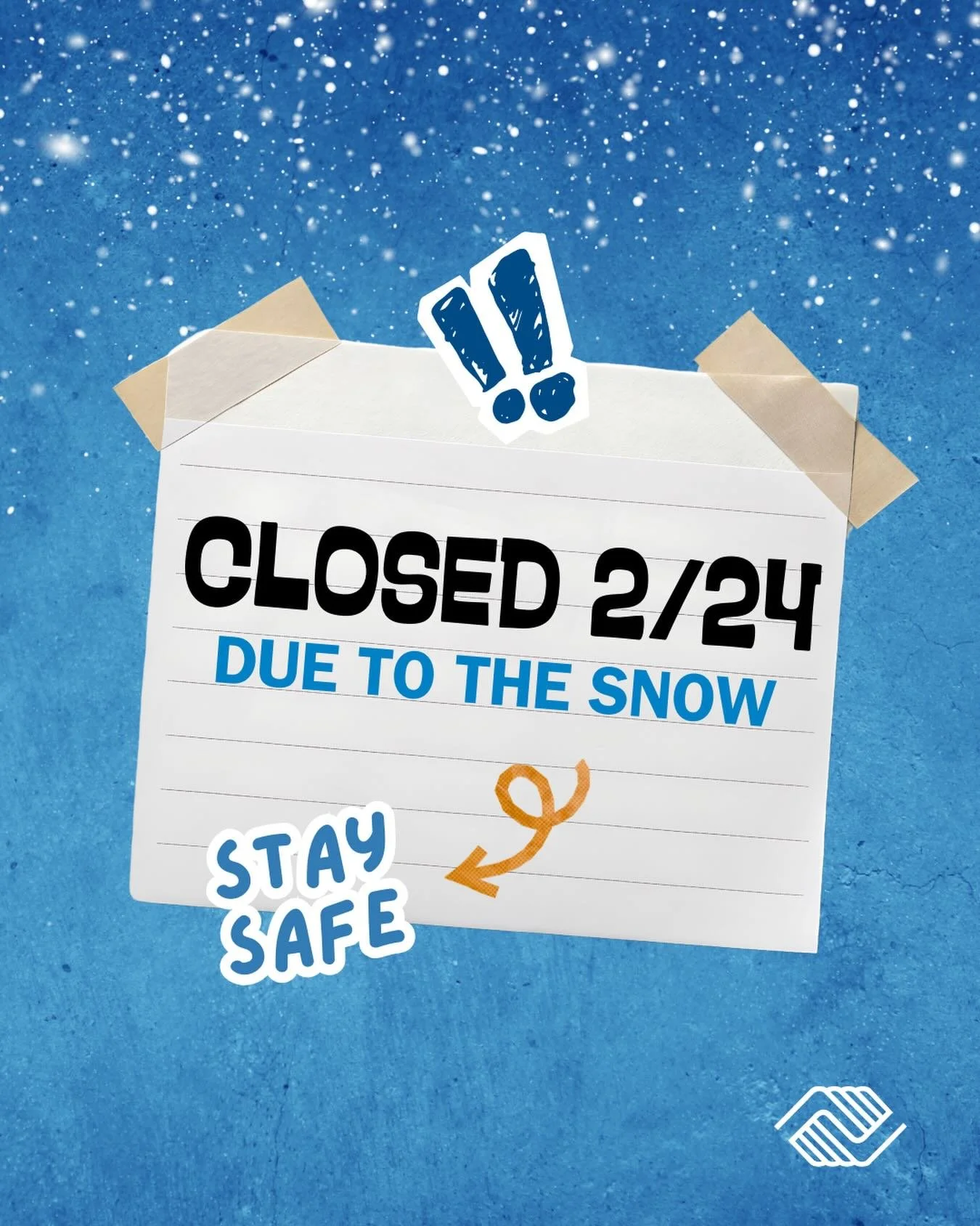 ❄️ Weather Update &ndash; Tuesday, February 24 ❄️

Due to the storm and Marshfield Public Schools&rsquo; snow day, the Boys &amp; Girls Club of Marshfield will be closed tomorrow for both before-school and after-school programs.

Enjoy the snow, stay