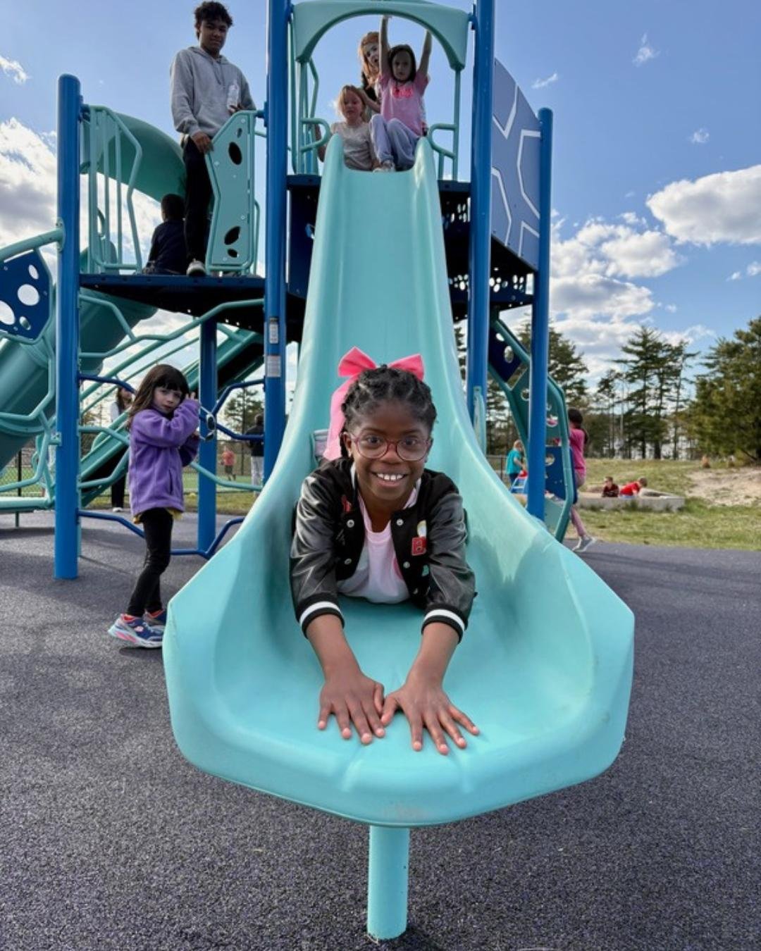 Big smiles, nonstop energy, and a brand new place to play 💙

Our new playground is officially open, and the kids are already making the most of it ☀️

From climbing and sliding to laughing and making memories with friends, this space was built for c