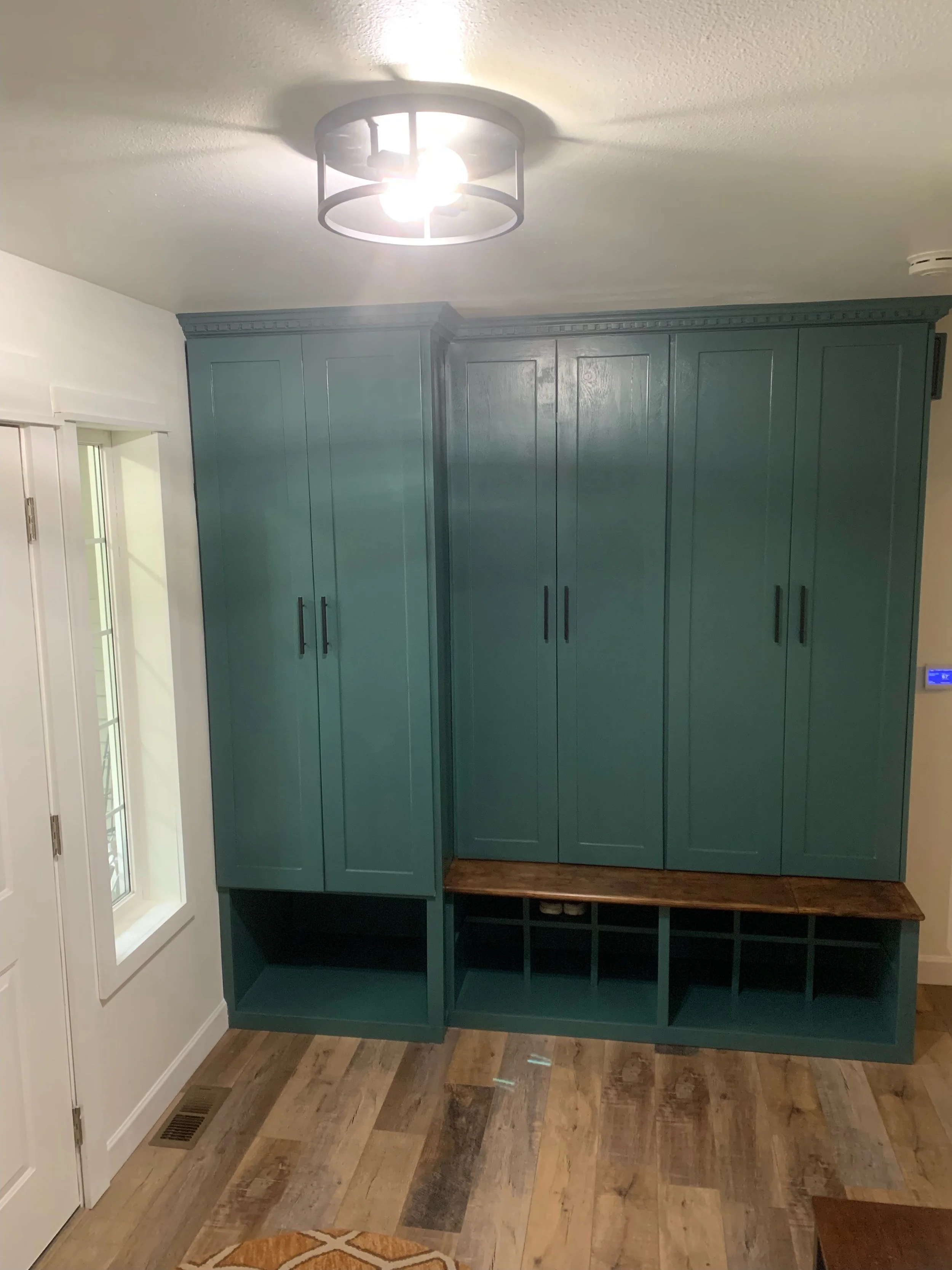 From Cluttered Closet to Custom Entry!