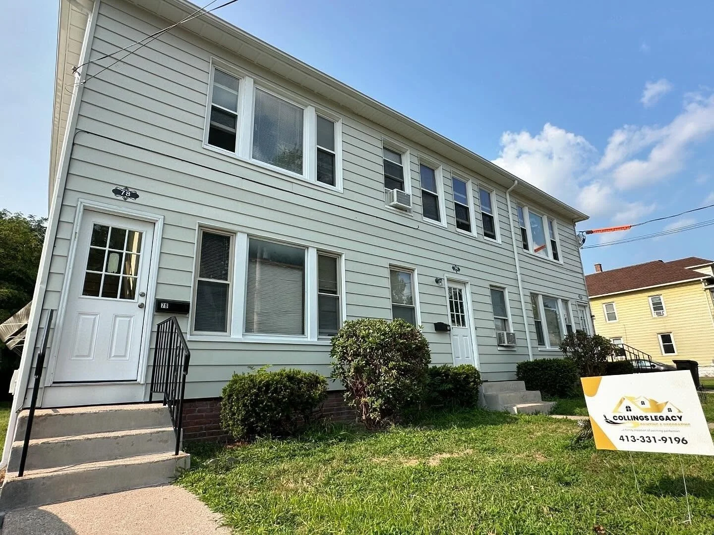 After | Residential whole home exterior paint services completed by Collings Legacy Painting & Decorating near Springfield, MA